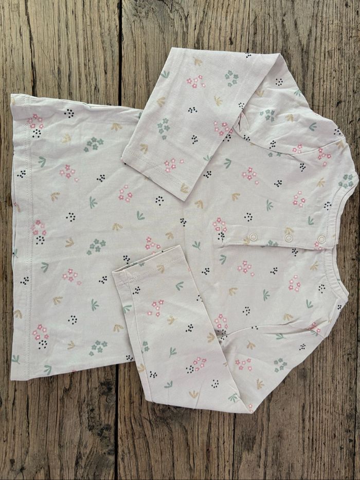 Lot 2 t-shirt bébé fille 23 mois - photo numéro 4