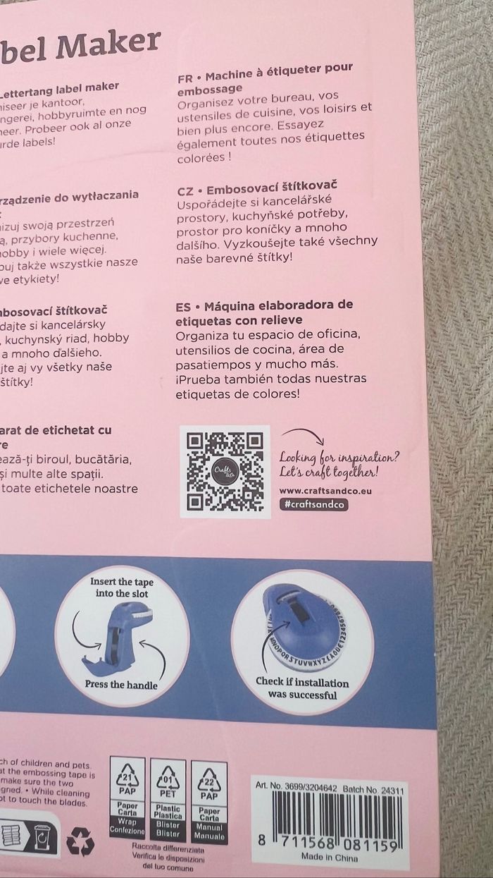 Machine à étiqueter étiqueteuse Lettres et chiffres - photo numéro 4