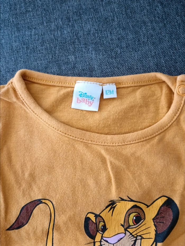 Lot t-shirt disney baby mickey et simba - photo numéro 4