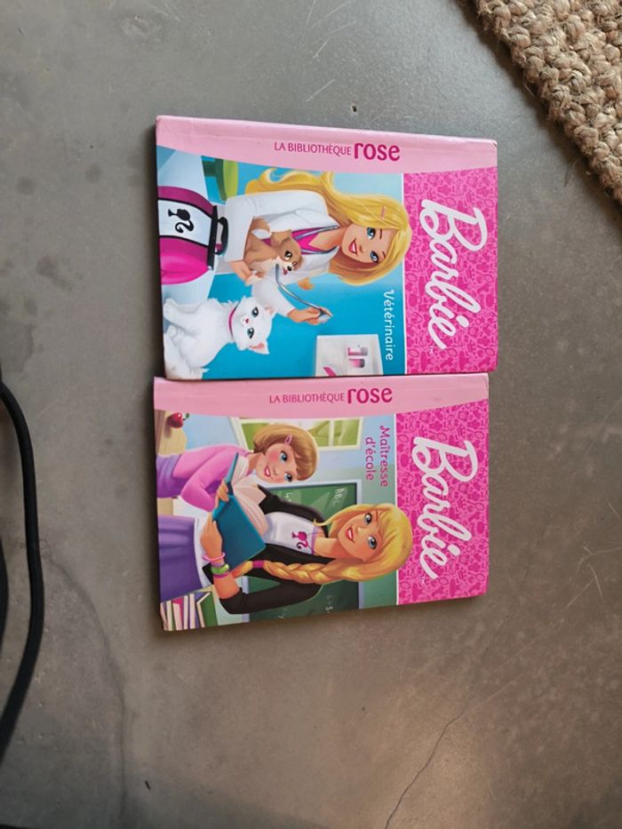 Lot livres barbie