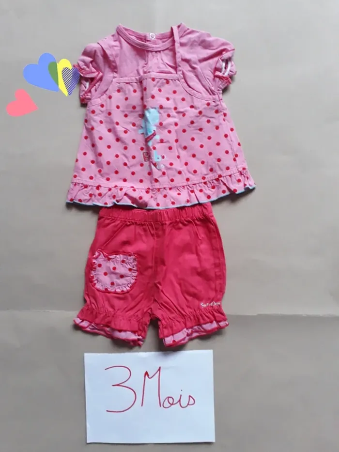 Ensemble (Haut MC et Bas) 3 Mois
