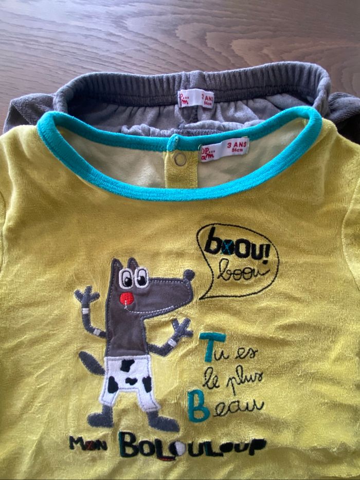 Pyjama et robe de chambre 3-4ans - photo numéro 4
