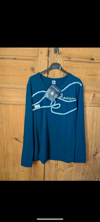 Pull sweat petit bateau corde 40 L