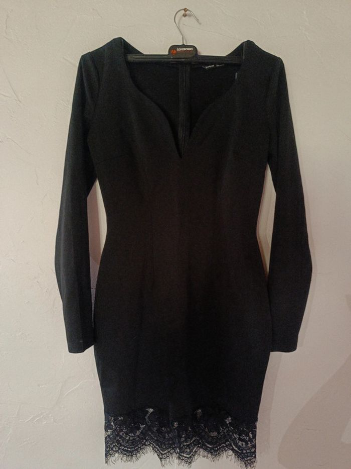 Robe noire élégante T36 en très bon état - photo numéro 4