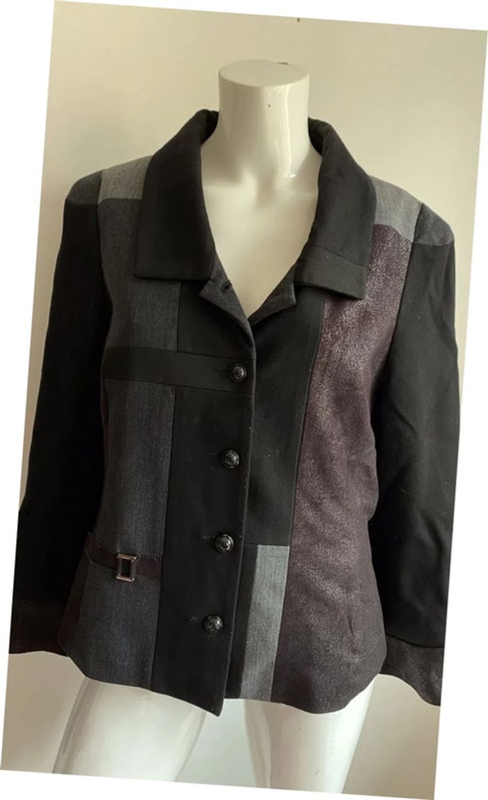 Ensemble tailleur 2 pièces noir Christine Laure t42