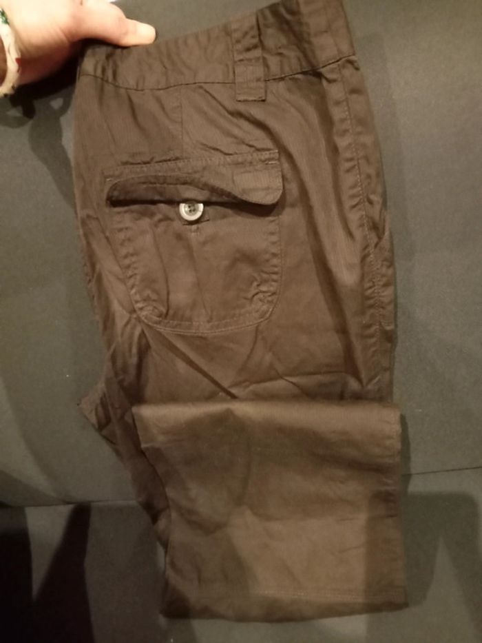 Pantalon Kiabi marron pour femme - photo numéro 3