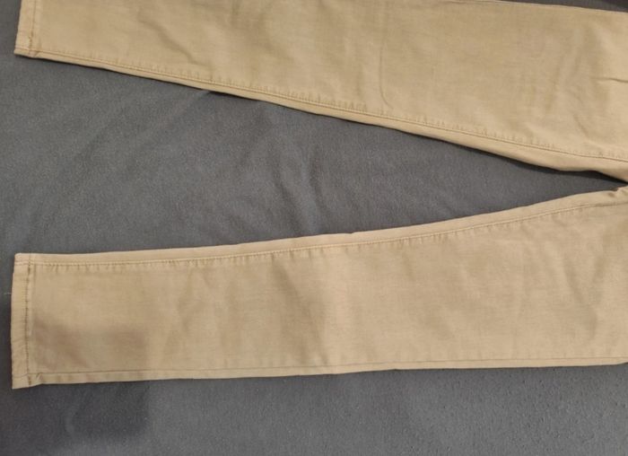 Jeans slim skinny femme beige - photo numéro 4