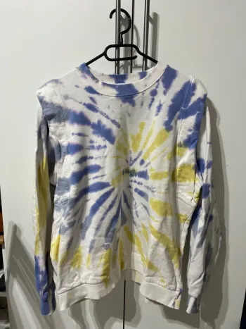 Pull blanc imprimé Pull&Bear