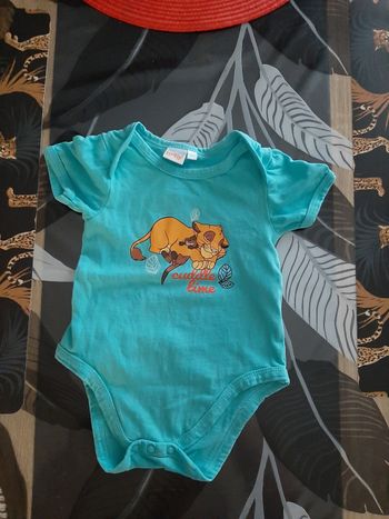 Body courte manche garçon 6 mois