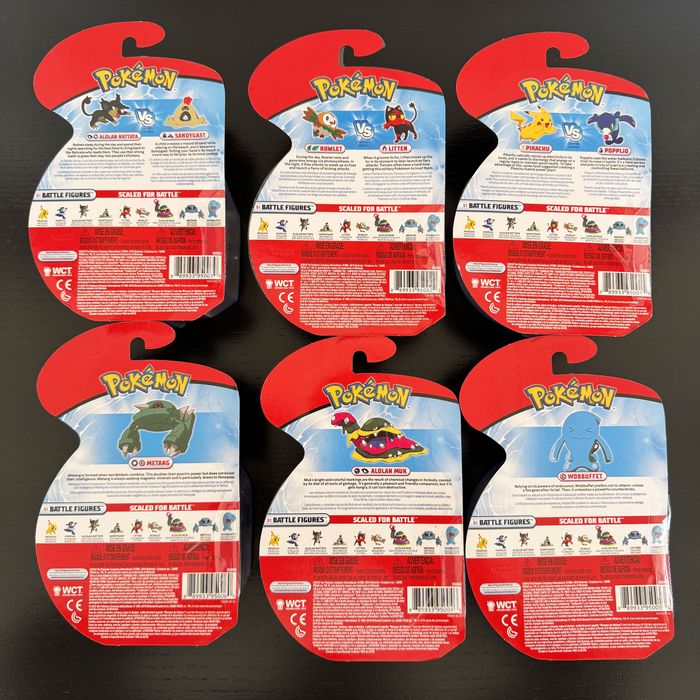 Lot de 6 packs Battle Figure Figurines Pokémon - photo numéro 2