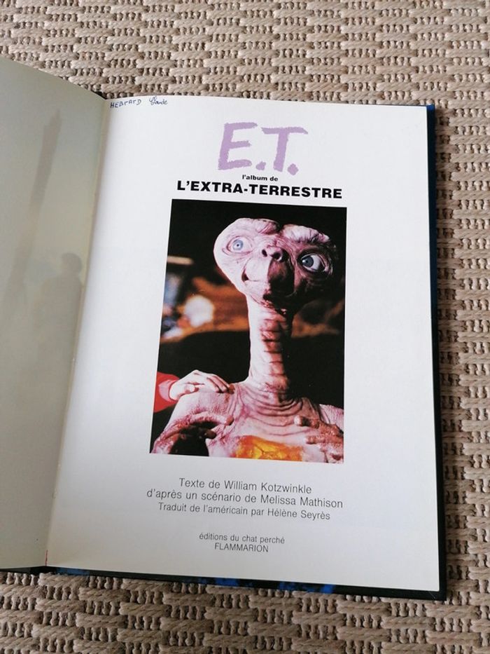 Livre E.T. l'album de l'extra-terrestre - photo numéro 5