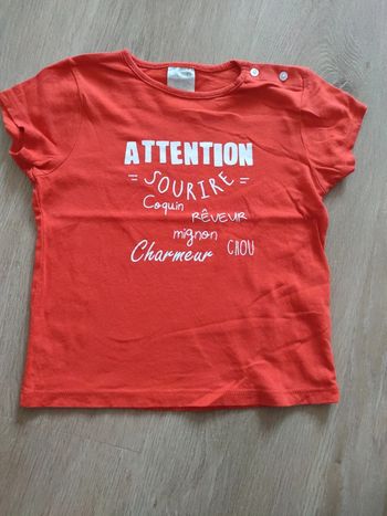 T-shirt garçon 36 mois