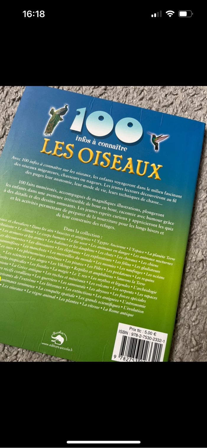 Livre sur les oiseaux - photo numéro 2