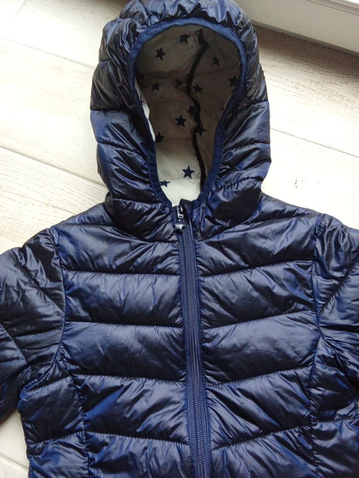 Doudoune imperméable et pliable bleu marine Orchestra 8 ans - photo numéro 3