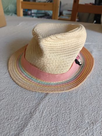 Chapeau Minnie en paille