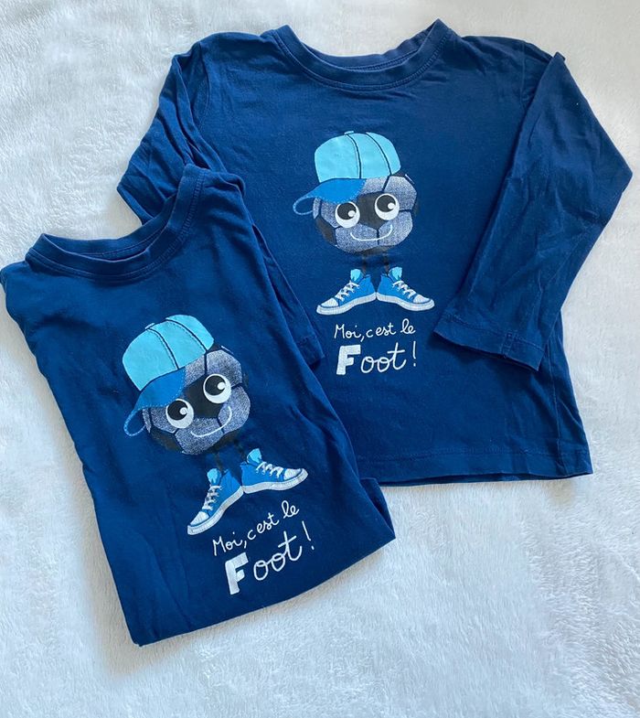 Lot de 2 tee-shirts manches longues