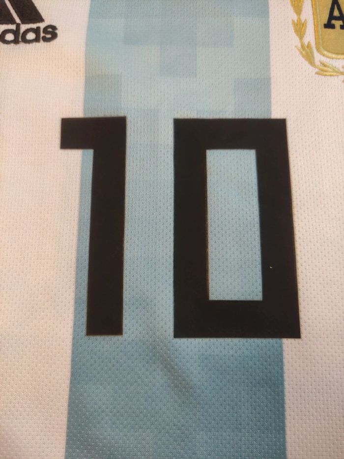 Maillot de foot Messi Argentine, Adidas Authentique Officiel taille enfant 9/10 ans - photo numéro 7