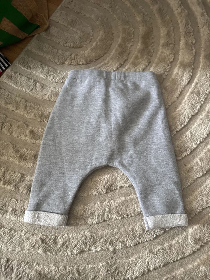 Petit jogging gris Tape à l’œil - Taille 6 mois (68 cm) - photo numéro 3
