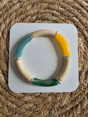 Bracelet fantaisie coloré elastique