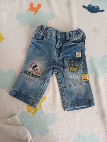 Jean bleu Mickey 6 mois