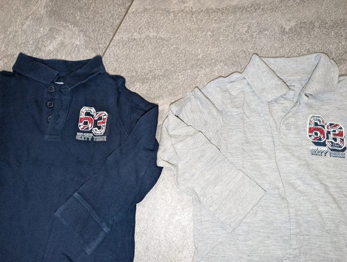 Lot t-shirts polos à manches longues garçon 5 ans comme NEUFS - photo numéro 2