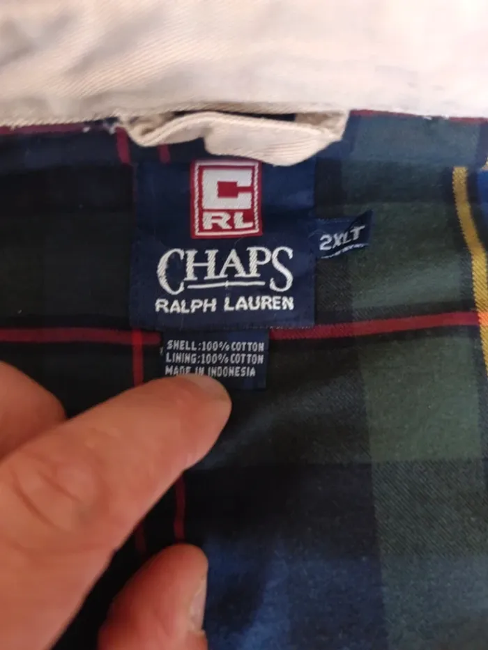 Veste chaps Ralph Lauren Harrington beige Taille XXL - photo numéro 3