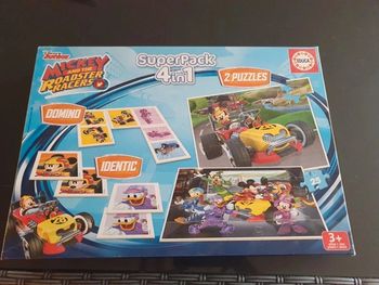 puzzle superpack 4 en 1 mickey