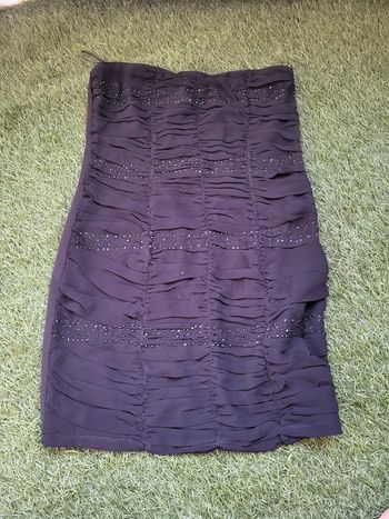 Robe bustier noir 40