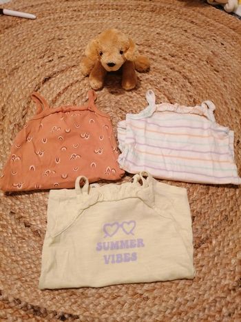 Lot body bretelles 3M