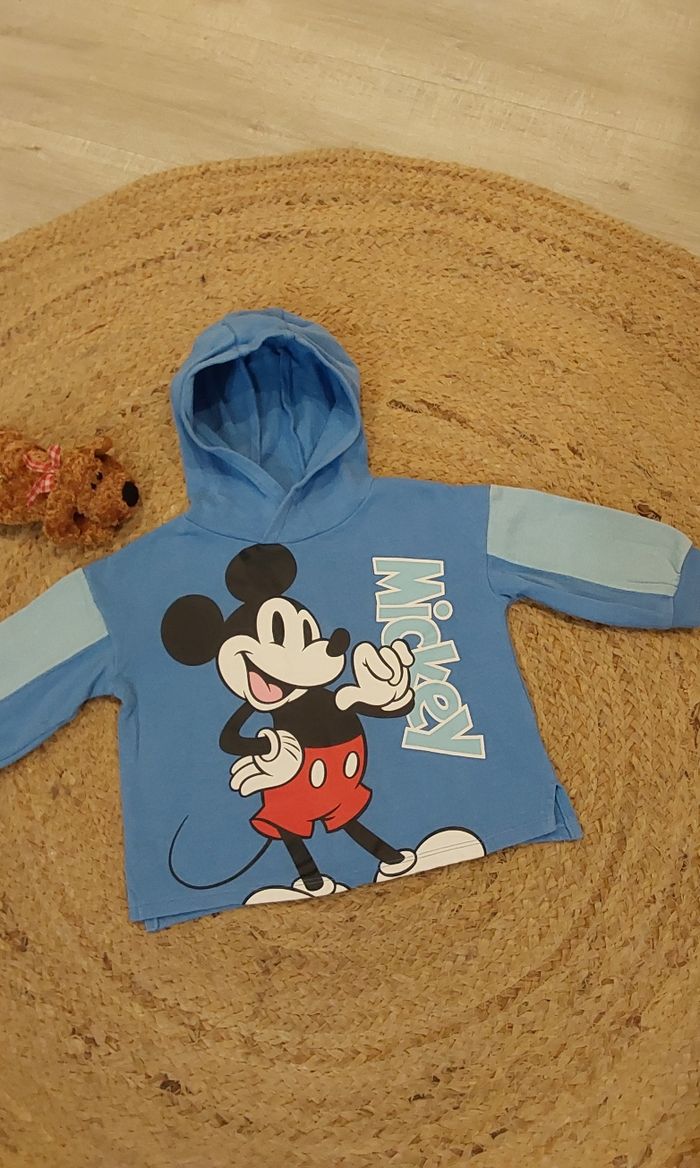 Lot de vêtements garçons 18 mois 86 cm 7 pièces pantalons, veste polaire ,chemises,sweat - photo numéro 7