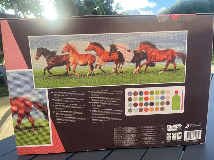 Diamond painting chevaux - photo numéro 2