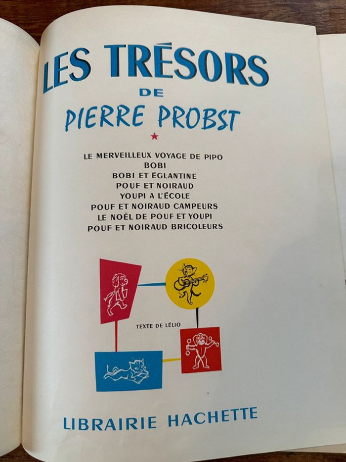 Grand album recueil Les trésors de Pierre Probst livre Caroline Hachette bd ancien - photo numéro 10