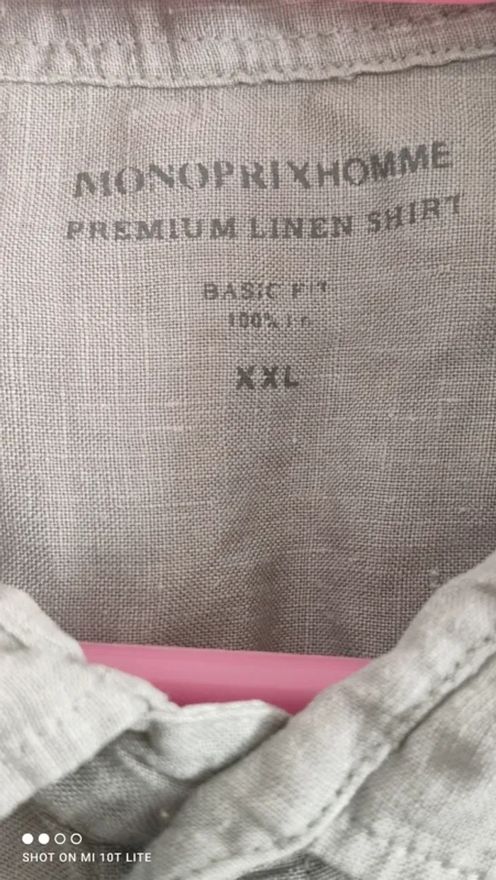 Chemise homme grise monoprix - photo numéro 3