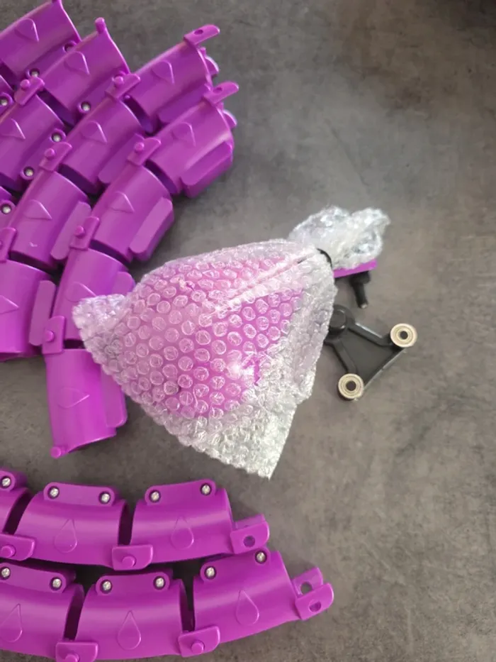 [NEUF] Cerceau lesté fitness violet - photo numéro 2