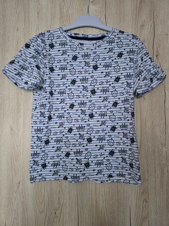 PYJAMA SHORT 2 PIÈCES GARÇON 👦 7/8  ANS MARQUE LA HALLE  PORTER TRÈS PEU