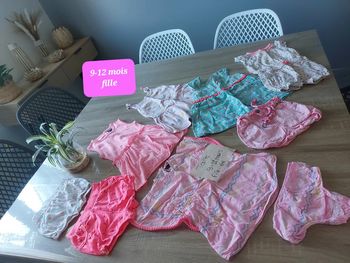 Lot vêtements bébé fille 9- 12 mois 🩷 été et plage