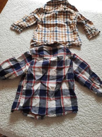 Lot 2 chemises Creeks 6 mois