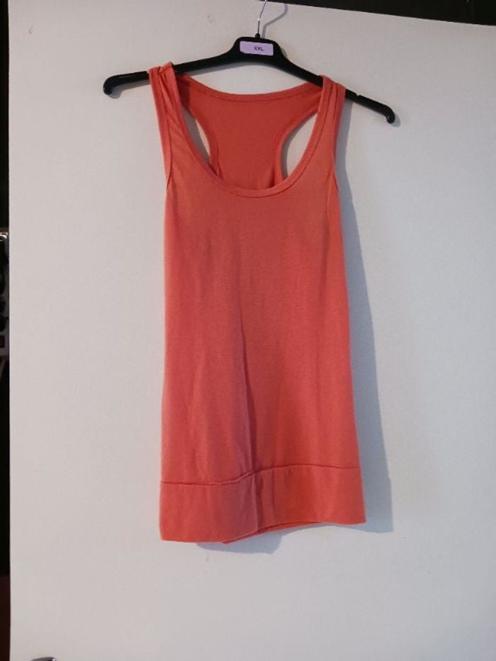 Débardeur orange taille 36