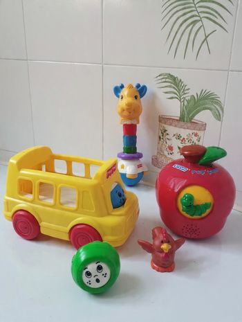 lot jouets fisher price little people Vtech