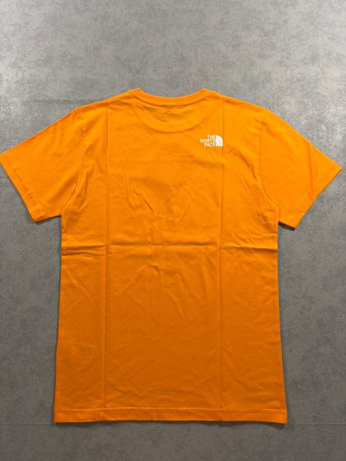 T-shirt The north Face Box Orange et Gris Taille S Neuf avec étiquette - photo numéro 6