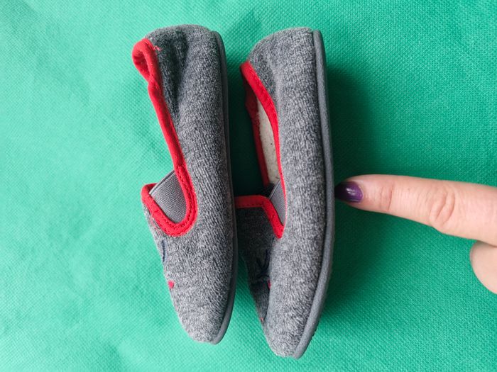 Chaussons 25 Okaïdi Gris Tête de renne - photo numéro 2
