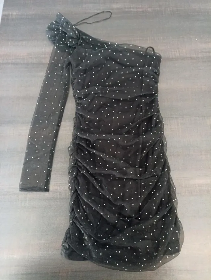 Robe Zara asymétrique strass - photo numéro 7