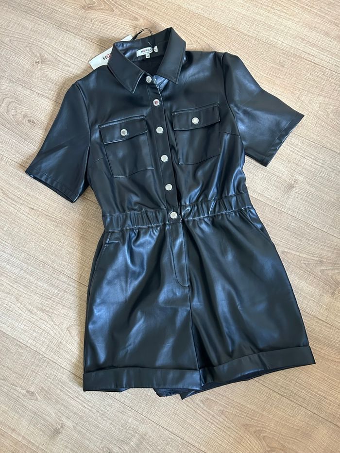 Combishort noir neuf en simili cuir Morgan taille 40 (valeur 75€) - photo numéro 10