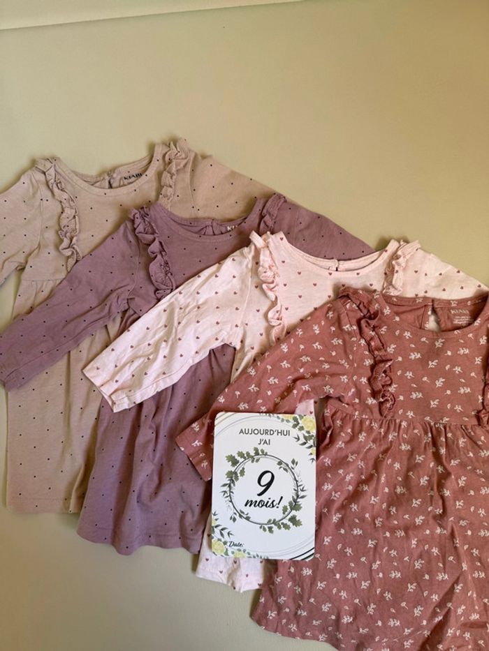 Lot de 4 robes Kiabi