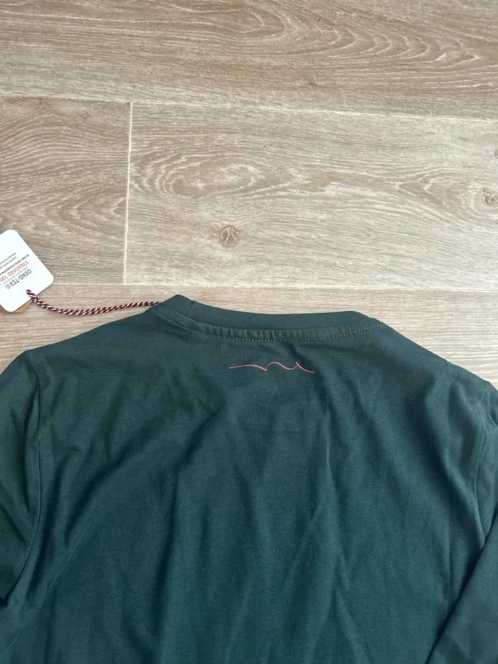 T-shirt à manches longues vert foncé Teddy Smith 12ans - photo numéro 4