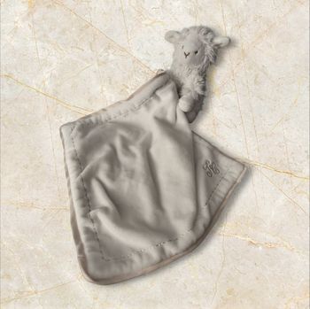 Doudou mouton mouchoir beige marron Tartine et chocolat