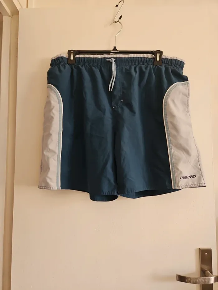 💤 Short bleu et gris