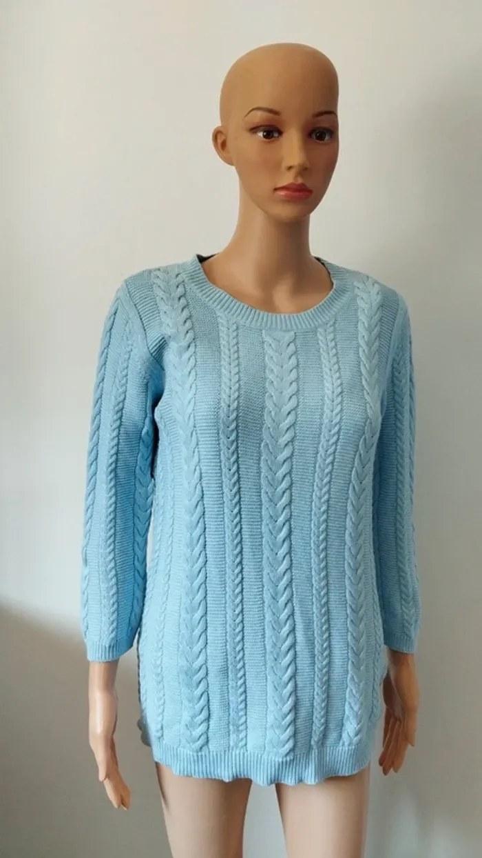 Pull bleu femme taille 38