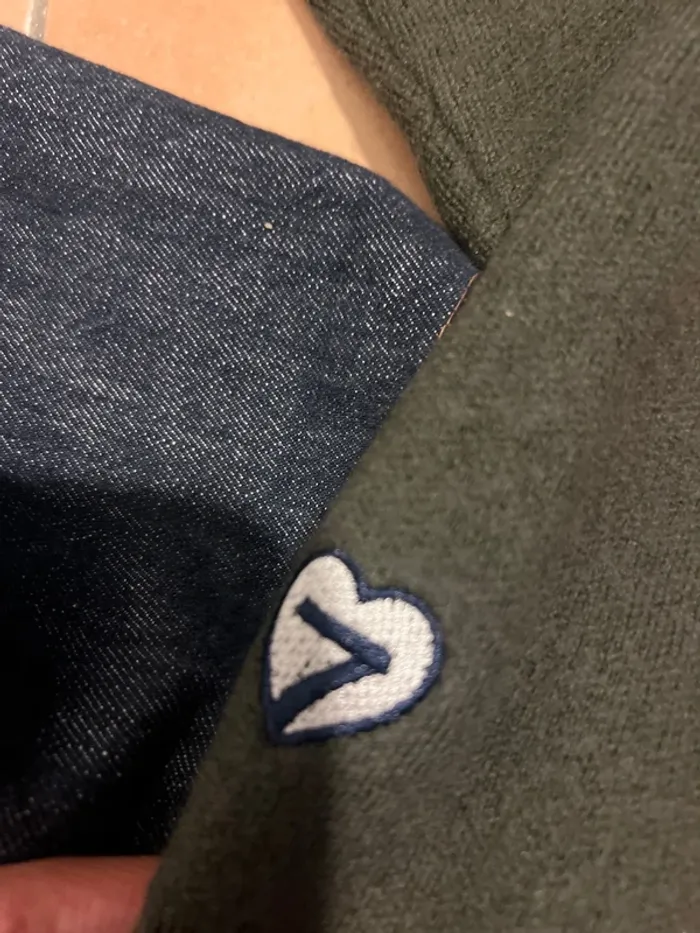 Pull vintage Hero seven en laine (50%) en très bon état - taille S - photo numéro 4