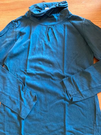 Col roulé vert baudet 8 ans